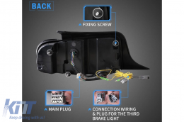 LED Taillights suitable for Ford Mustang V Pre-Facelift (2010-2012) Smoke 7 Modes with Dynamic Sequential Turning Lights-image-6107279