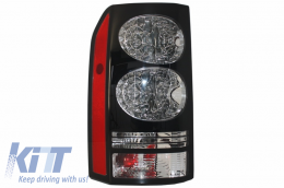 LED Taillights suitable for Land Rover Discovery III 3 & IV 4 (2004-2016) Black Conversion to Facelift Look-image-6026173