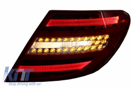 LED Taillights suitable for Mercedes C-Class W204 (2007-2012) Facelift Design-image-6027640