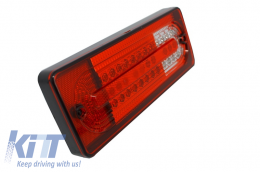 LED Taillights suitable for Mercedes G-Class W463 (1989-2015) Red Clear-image-6020994