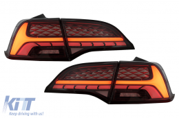 LED Taillights suitable for Tesla Model 3 (2017-2022) Model Y (2020-2022) with Dynamic Turning Lights - TLTSLM3