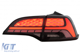 LED Taillights suitable for Tesla Model 3 (2017-2022) Model Y (2020-2022) with Dynamic Turning Lights-image-6110187