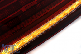 LED Taillights suitable for VW Scirocco Hatchback 137 Mk3 (2008-2014) Red Dynamic Turning Lights-image-6110144