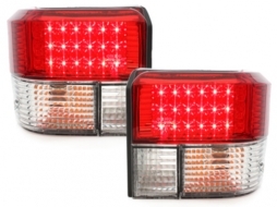 LED Taillights suitable for VW T4 (1990-2003) Crystal Red-image-64242