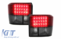 LED Taillights suitable for VW T4 (1990-2003) Smoke Red-image-64247