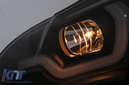 LED TFL Tagfahrlicht Angel Eyes Scheinwerfer für BMW X5 E70 2007-2013 Schwarz-image-6101900