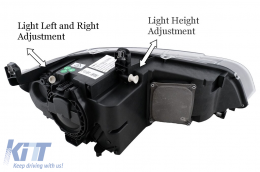 LED TFL Tagfahrlicht Scheinwerfer für BMW X5 E70 2007-2014 Umrüstung von HID auf LED-image-6106083