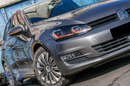 LED Фарове подходящи за VW Golf 7 VII (2012-2017) Facelift G7.5 TFSI Look with Sequential Динамичен Въртящи се светлини-image-6078431