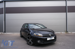 LED Фарове , подходящи за VW Golf 6 VI (2008-2013) с Facelift G7.5 Look Сребърен Flowing Динамичен Sequential Въртящи се светлини-image-6089755