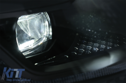 LED Фарове , подходящи за VW Golf 6 (2008-2013) с Facelift G7.5 Look Черен Flowing Динамичен Sequential Въртящи се светлини LHD-image-6088139