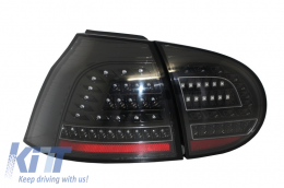 Пълни LED Задни светлини , подходящи за VW Golf V 5 с Ляво волан (2004-2009) Черен градски Стил-image-6021610