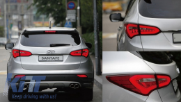 LED Задни светлини ЛайтБар подходящи за HYUNDAI Santa Fe (DM, NC) (2013-2018)-image-6033081