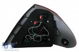 LED Задни светлини подходящи за Mercedes E-Class W211 Лимузина (2002-04.2006) Червен/ дим-image-6068514