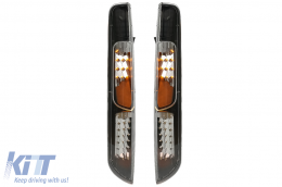 LED Задни светлини подходящи за Ford Focus MK2 Хечбек (2008-2011) Черен-image-6088702