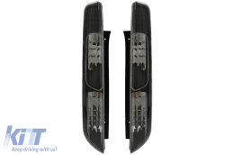 LED Задни светлини подходящи за Ford Focus MK2 Хечбек (2008-2011) Черен-image-6088706