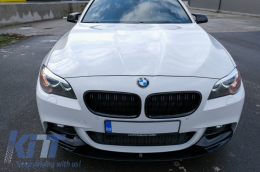 Lèvre spoiler avant pour BMW 5 F10 F11 2015-2017 M-Performance Look Couvertures miroir-image-6072012