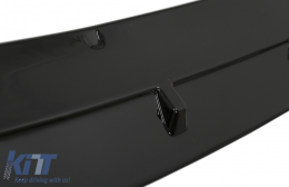 Lèvre spoiler pare-chocs avant pour BMW X3 X3M G01 2018+ Noir brillant 3 pièces-image-6082888