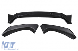 Lèvre Spoiler pour BMW 1 F20 F21 LCI 15-19 Hatchback M Sport Noir Brillant-image-6087152