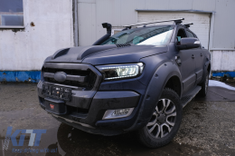 LHD Fari Barra luminosa LED per Ford Ranger 15-20 Alloggiamento nero pieno Dinamico-image-6091444