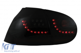 LHD LED Luci posteriori per VW Golf 5 2004-2009 Nero fumo Look Urban Style Dinamico-image-6068826