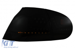 LHD LED Luci posteriori per VW Golf 5 2004-2009 Nero fumo Look Urban Style Dinamico-image-6068831