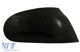 LHD LED Luci posteriori per VW Golf 5 2004-2009 Nero fumo Look Urban Style Dinamico-image-6068838