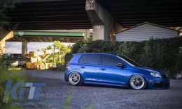 
Lökhárító VW Golf VI 6 MK6 08-13 típusokhoz + hűtőrács, Alsó spoiler, küszöb spoiler - R20 kivitel-image-6062584