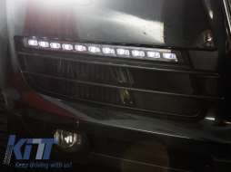 Luces Diurna LED DRL para AUDI Q7 4L 06-09 Luces Giro Facelift Look-image-5988210