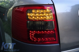 Luces traseras LED para Audi A6 4B C5 Avant Station Wagon 12.97-01.05 Claro rojo Blanco-image-6078883