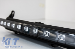 Luci Diurna LED DRL per Audi Q7 4L 06-09 Luci svolta Facelift Look-image-56157