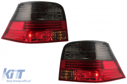 Luci posteriori adatto per VW Golf 4 IV 1997-2004 Fumo Rosso-image-6083587