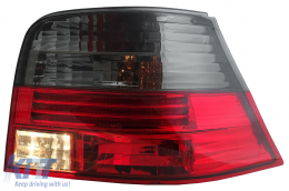 Luci posteriori adatto per VW Golf 4 IV 1997-2004 Fumo Rosso-image-6083588