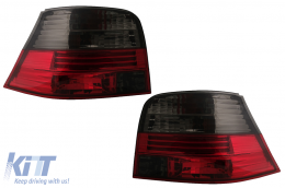 Luci posteriori adatto per VW Golf 4 IV 1997-2004 Fumo Rosso-image-6083590