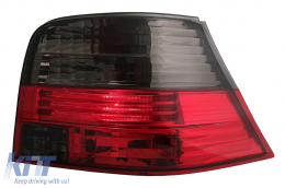 Luci posteriori adatto per VW Golf 4 IV 1997-2004 Fumo Rosso-image-62167