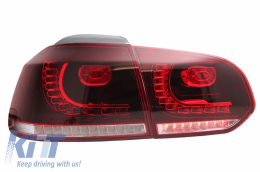 Luci Posteriori Full LED per VW Golf 6 08-13 Ciliegia Rosso R20 GTI Look LHD/RHD-image-6036986