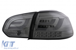 Luci Posteriori LED per VW Golf 6 VI 2008-2013 Tubo Barra Luminosa Fumo-image-6104844