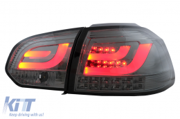 Luci Posteriori LED per VW Golf 6 VI 2008-2013 Tubo Barra Luminosa Fumo-image-6104848