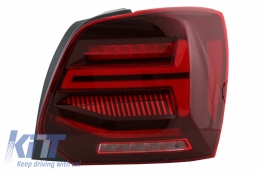 Luci Posteriori LED per VW Polo 6R 6C 11-17 Dinamico Girando Lights Vento Look-image-6043055