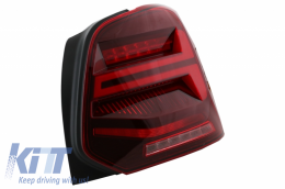 Luci Posteriori LED per VW Polo 6R 6C 11-17 Dinamico Girando Lights Vento Look-image-6043057