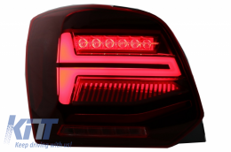 Luci Posteriori LED per VW Polo 6R 6C 11-17 Dinamico Girando Lights Vento Look-image-6043062