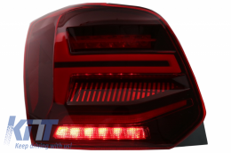 Luci Posteriori LED per VW Polo 6R 6C 11-17 Dinamico Girando Lights Vento Look-image-6043068