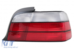 Luci posteriori per BMW Serie 3 E36 Coupe Cabrio 1992-1998 rosso bianco Alogena-image-60925