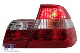 Luci posteriori per BMW Serie 3 E46 Berlina 05.1998-08.2001 Rosso & bianca-image-6078563