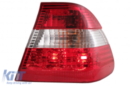 Luci posteriori per BMW Serie 3 E46 Berlina 05.1998-08.2001 Rosso & bianca-image-6078565