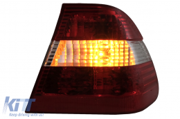 Luci posteriori per BMW Serie 3 E46 Berlina 05.1998-08.2001 Rosso & bianca-image-6078567