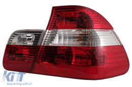 Luci posteriori per BMW Serie 3 E46 Berlina 05.1998-08.2001 Rosso & bianca-image-6078572