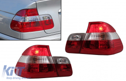 Luci posteriori per BMW Serie 3 E46 Berlina 05.1998-08.2001 Rosso & bianca-image-6079087