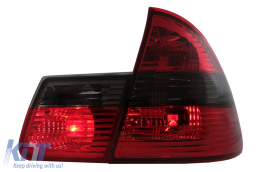 Luci posteriori per BMW Serie 3 E46 Touring 1999-2005 Rosso Fumo-image-6092616