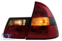 Luci posteriori per BMW Serie 3 E46 Touring 1999-2005 Rosso Fumo-image-6092619