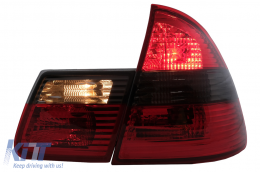 Luci posteriori per BMW Serie 3 E46 Touring 1999-2005 Rosso Fumo-image-6092622